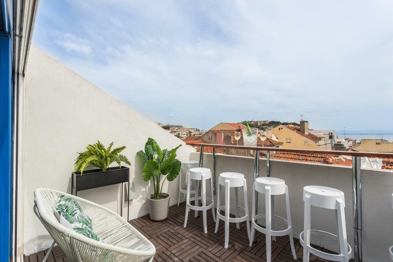 ליסבון Rossio Penthouse Three-Bedroom Apartment W/ River View And Parking - By Lu Holidays מראה חיצוני תמונה
